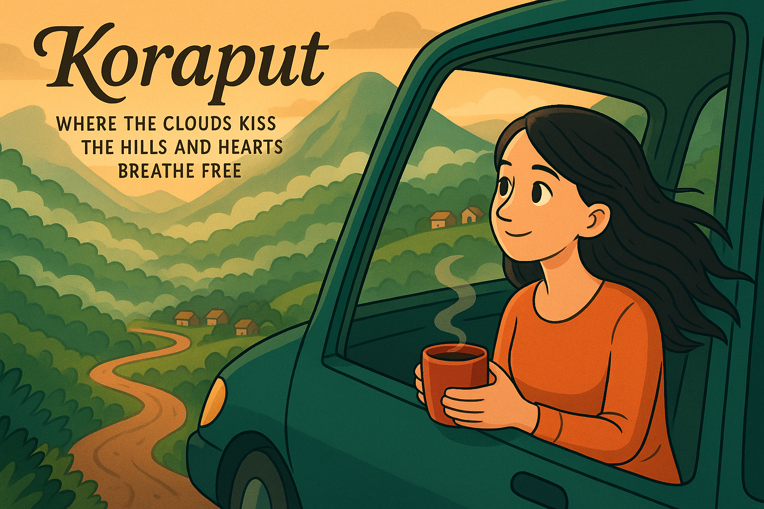 🌄 Day 7: Koraput – Where the Clouds Kiss the Hills and Hearts Breathe Free 🌿