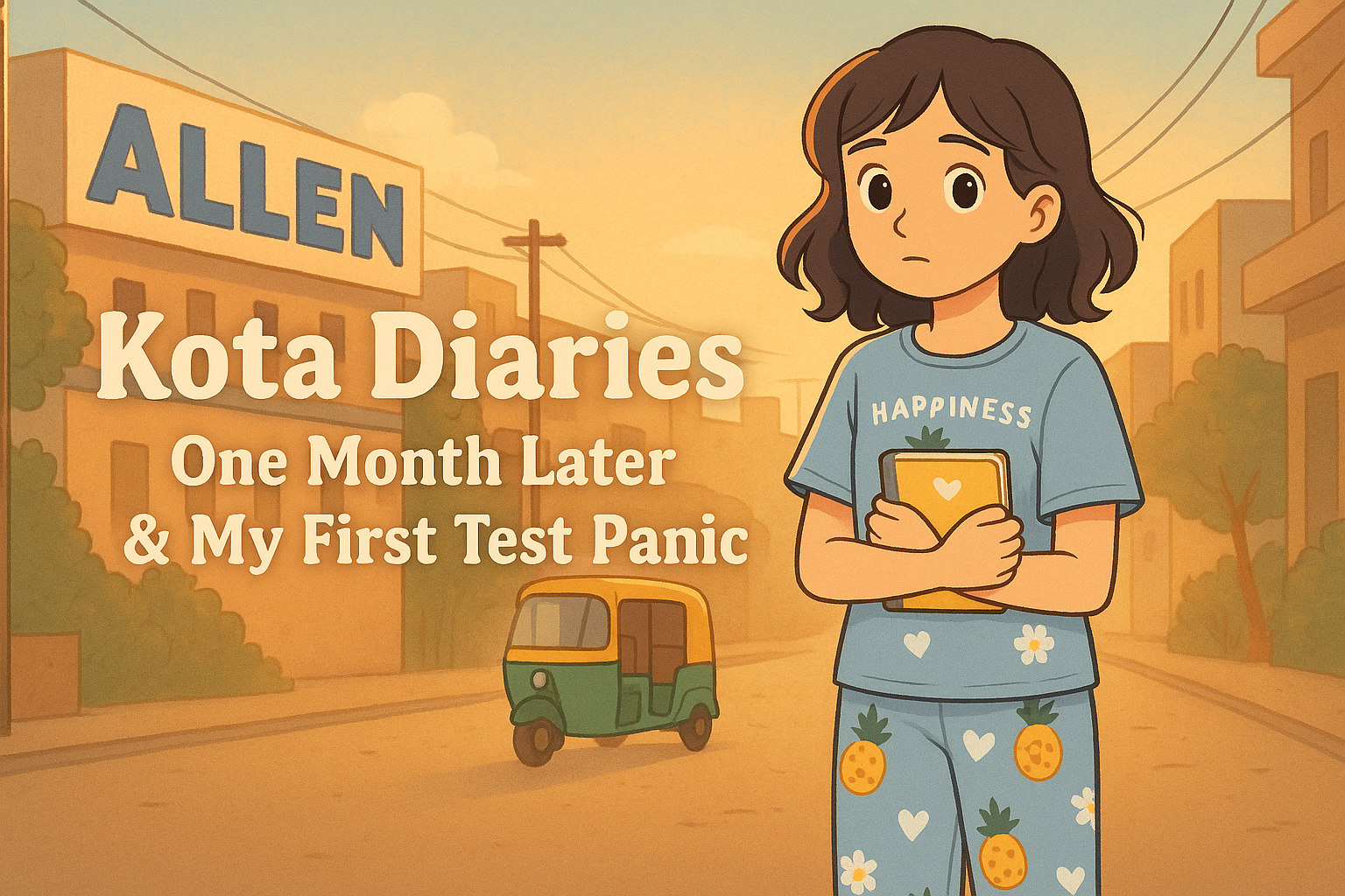 🌸 Kota Diaries – Part 3: One Month Later & My First Test Panic